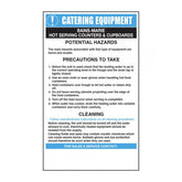 Mileta Bains-Marie Catering Equipment Safety Notice